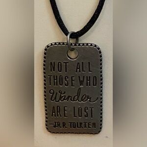 NEW Inspirational dog tag necklace